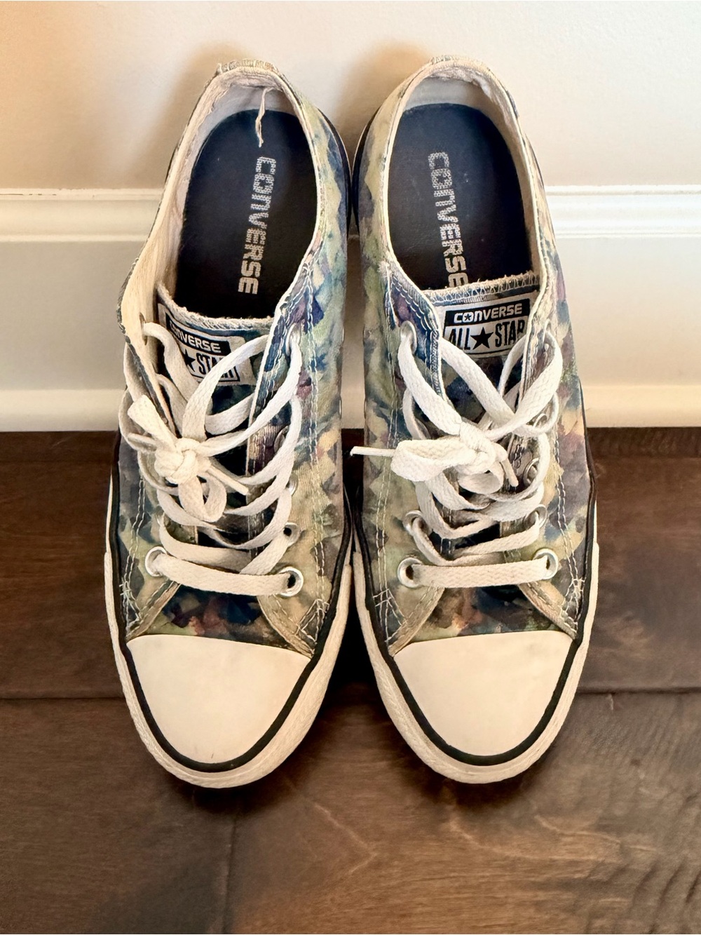 Converse Women’s Low Top Sneakers - Mosaic Multicolor Tie-Dye